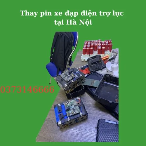 Thay pin xe đạp điện trợ lực tại Hà Nội