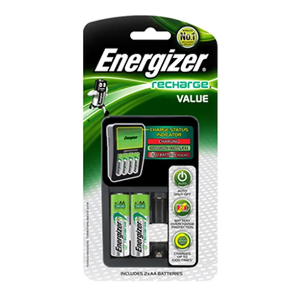 Máy sạc pin Energizer CHVCM4 kèm 2 pin AA