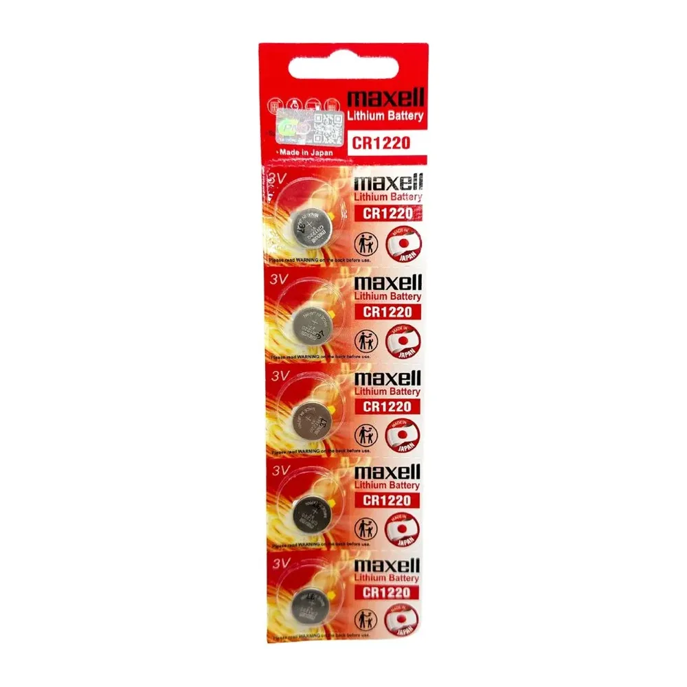 Pin Cr1220 maxell vỉ 5 chính hãng