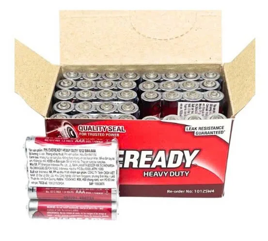 Pin Eveready Heavy duty 1012 SW4 1,5V hộp 40 viên