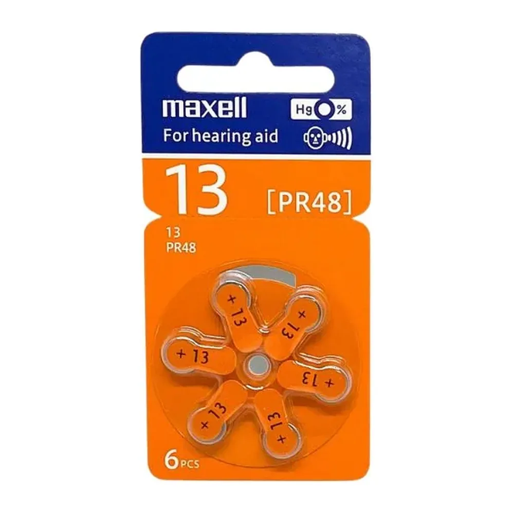 Pin Maxell PR48(13) chính hãng vỉ 6 viên