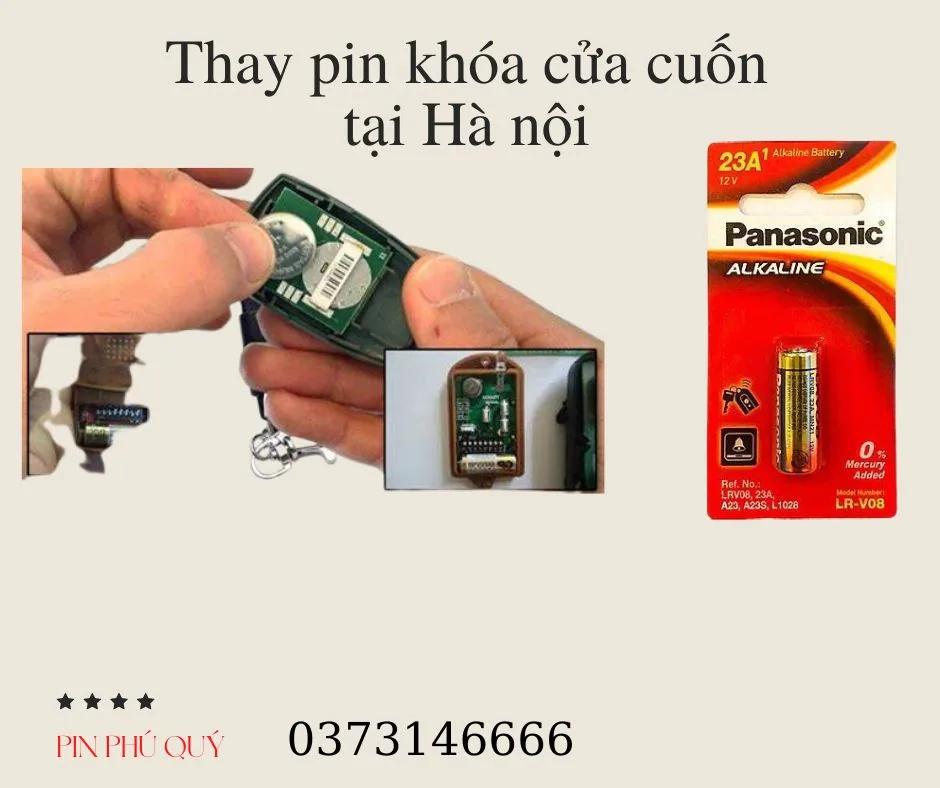 pin remote chuông cửa