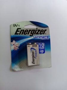 pin energizer 9v lithium L522