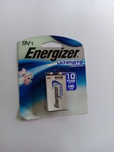 pin energizer 9v lithium L522