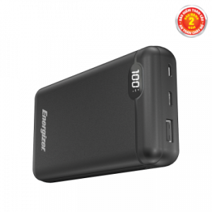 Sạc dự phòng Energizer 20,000mAh/3.7V Li-Polymer-UE20003CBK