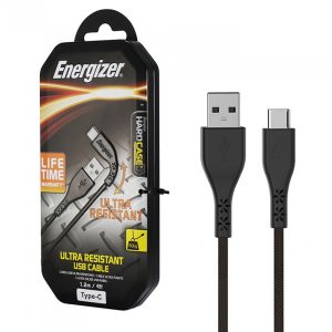 Cáp USB-C2.0 LW Energizer 1.2m màu đen - C41C2AGBKM