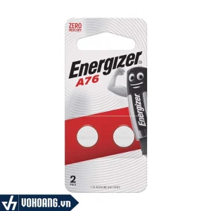 Pin đồng hồ đeo tay A76 Energizer LR44 AG13 vỉ 2 viên