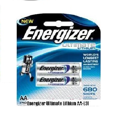 Pin AA Energizer Lithium L91 RP2 chính hãng