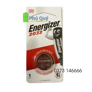 Pin cúc áo CR2032 Energizer Lithium 3V vỉ 1 viên