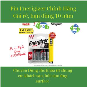 Pin aaa energizer vỉ 6 viên