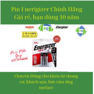 Pin tiểu AA LR6 Energizer Alkaline 1.5V vỉ 2 viên