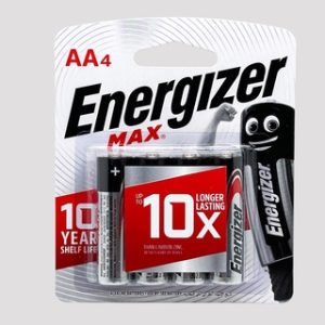 Pin tiểu AA LR6 Energizer Alkaline 1.5V vỉ 4 viên